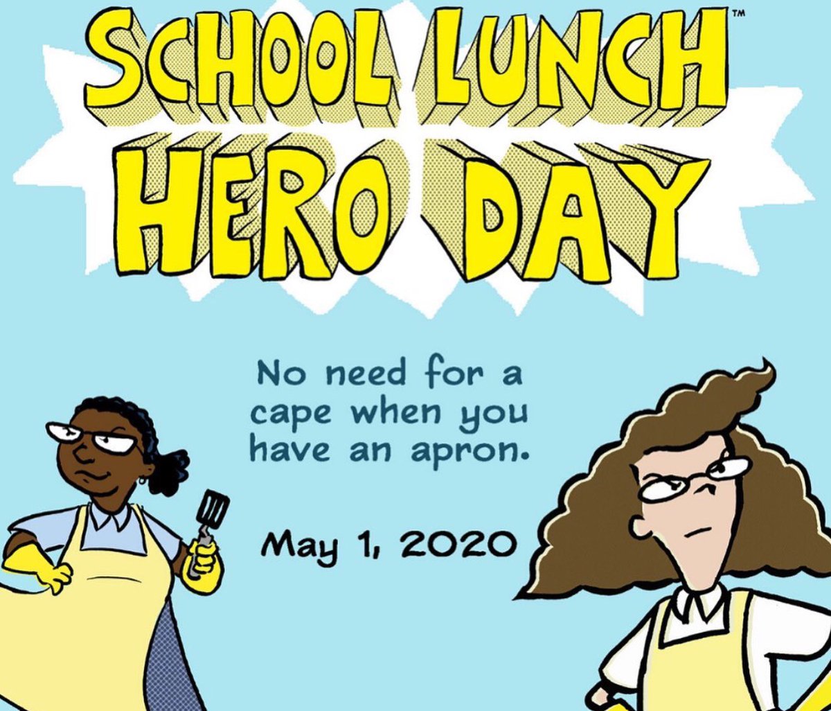LBLongfellowPTA's tweet photo. Between preparing healthy meals for America’s students, adhering to strict nutrition standards, navigating student food allergies, and offering service with a smile, school nutrition professionals are true heroes.

On May 1 we will celebrate the Annual School Lunch Hero Day! https://t.co/qFFMm8niVR