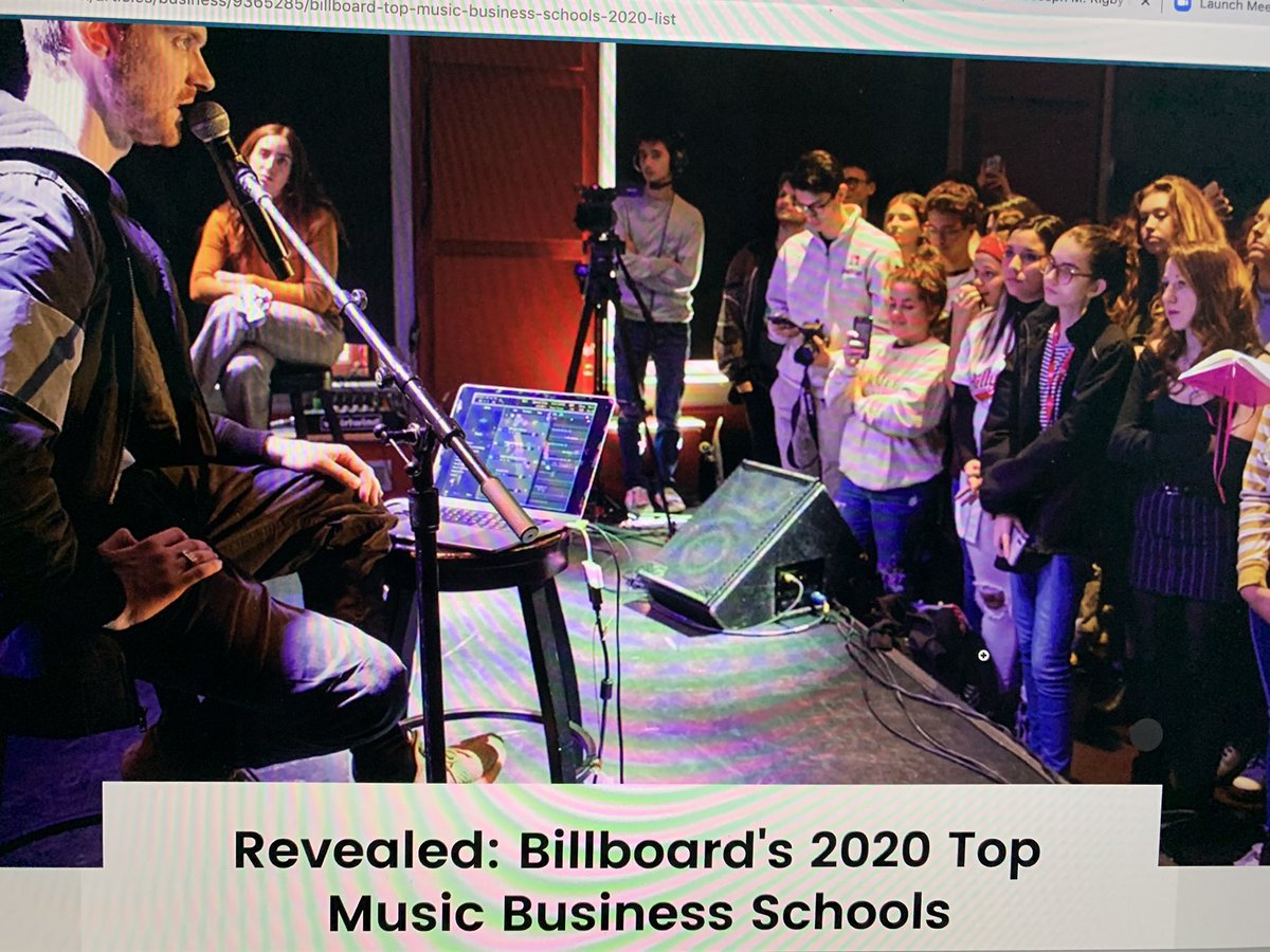What do USC, UCLA, Miami, NYU, and Monmouth all have in common? We are all named to Billboard’s 2020 Top Music Business Schools. <a href="/monmouthu/">Monmouth University</a> <a href="/MonmouthUMusic/">MU Music & Theater</a> <a href="/BlueHawkRecords/">Blue Hawk Records</a>