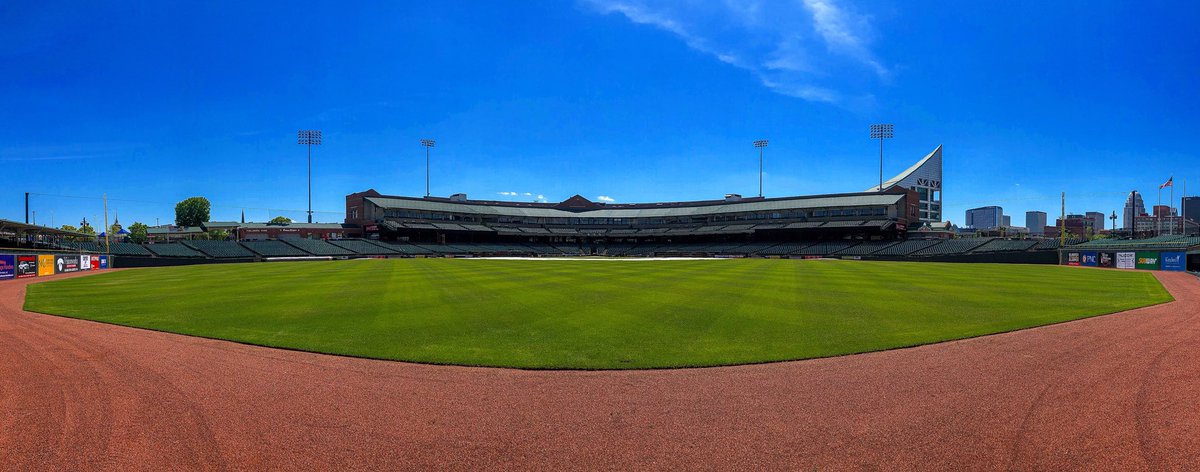 No baseball? No problem. 

Field is still 🔥 <a href="/batsgrass/">Louisville Bats Grass</a>