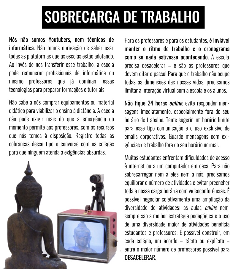 rouca_a's tweet photo. 🚨 Atenção, professoras e professores! Chegou o Pequeno Manual de Resistência no EaD para todos os docentes à beira de um ataque de nervos.👨🏻‍💻👩🏽‍💻 + https://t.co/twfE0qwUlW