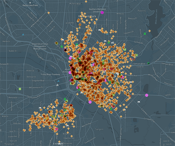 utalibraries's tweet photo. Have you ever wondered which parts of the Dallas area are โhauntedโ? This interactive map, created by @TejanaArchivist and @isawil_, lets you explore the Big D in a whole new way.
Learn more with this #VizOfTheWeek: https://t.co/j1t1ZE9wz1
#Dallas #DFW #dataviz #datalibs https://t.co/4i3AsFUH7I