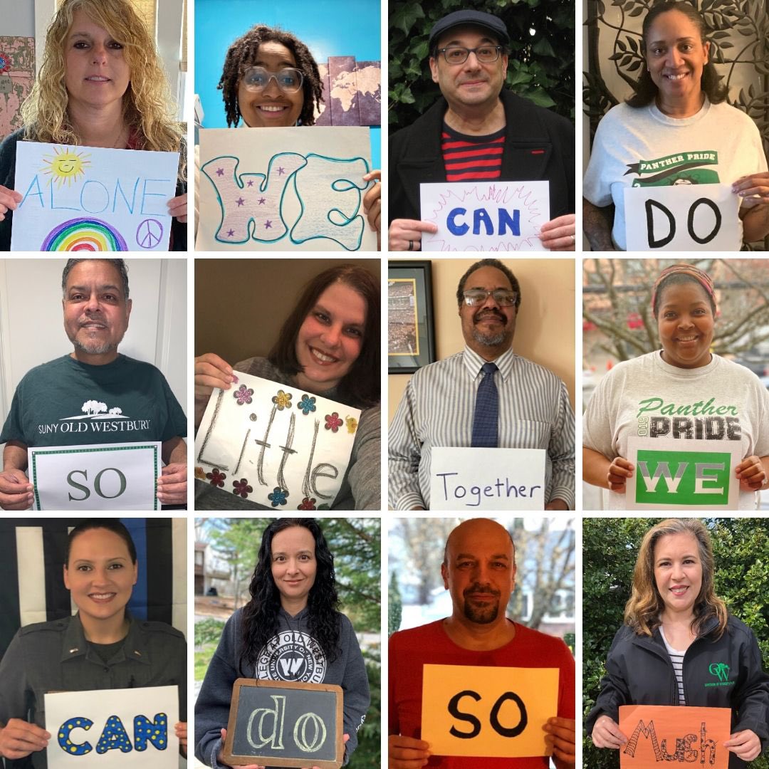 SUNYOldWestbury's tweet photo. Alone. Together. #OWmade https://t.co/OcHXGylEBd