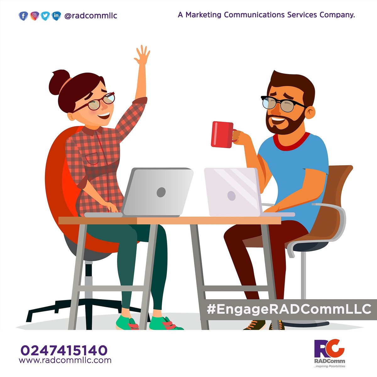 radcommgroup's tweet photo. Engage RADCommLLC! We're Open. #RADCommLLC https://t.co/WIpNUxPsWZ