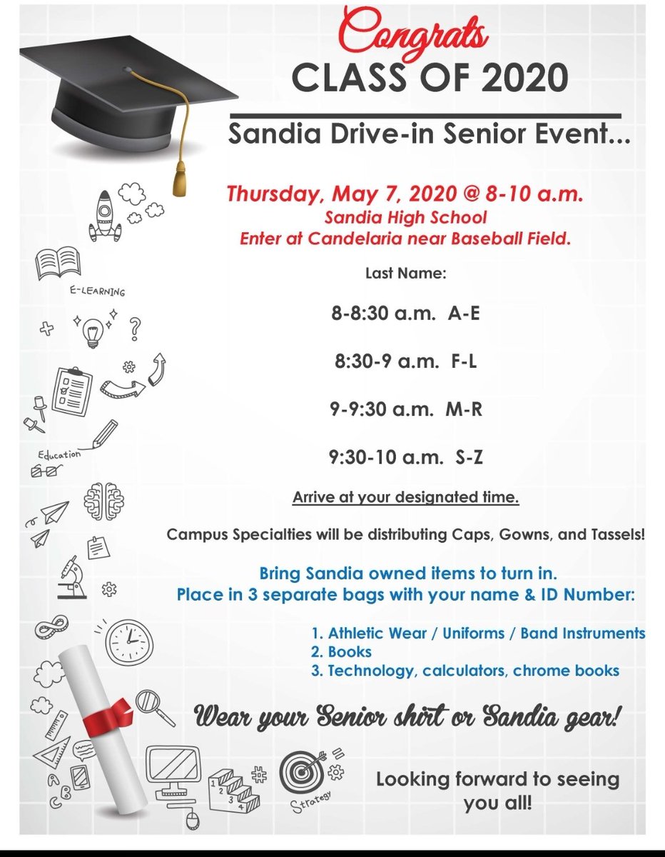 Important information for our graduating seniors! Please share! 🎓🎓🎓🍉🍉🍉 #classof2020strong #BigRedPride #OneInAMelon <a href="/SHSdanza/">Larry D'Anza</a> <a href="/MsChavez_SHS/">Mrs. Frances Chavez-Lovato</a> <a href="/AD_Weems/">Brian Weems</a> <a href="/comment_fairy/">SHS Comment Fairy✨</a>