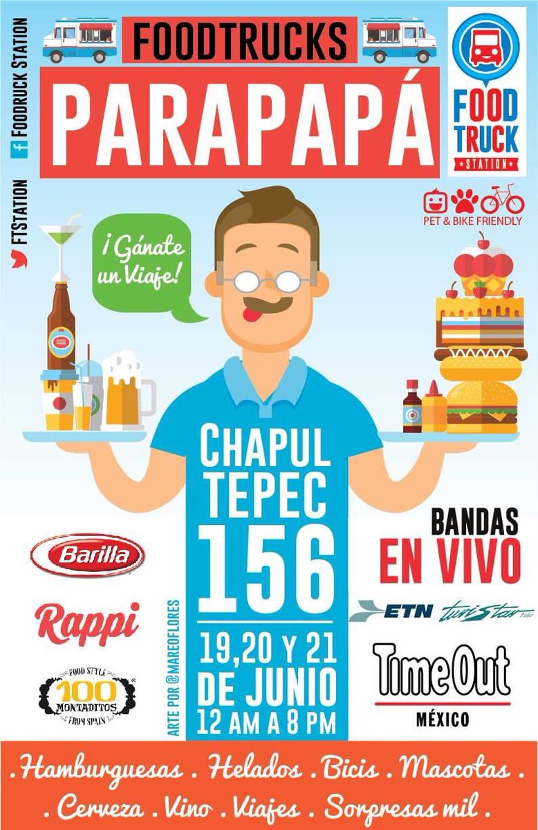 [#DiaDelDisenador] ¡Hoy saludamos a todos los grandes diseñadores que le han dado forma y color al movimiento de los #Foodtrucks con su arte: carteles, logos, menús, empaques y hasta trucks! #FTArt #FelizLunes <a href="/mareoflores/">mareoflores</a> #ArTruck
