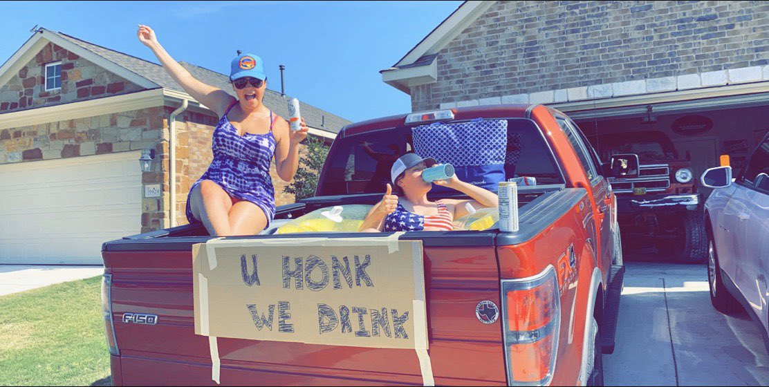 Jess Howard on X: No pool? No problem! Texas redneck pool party  unofficially sponsored by @WhiteClaw & @Walmart! 😎🤣 #QuarantineAndChill   / X