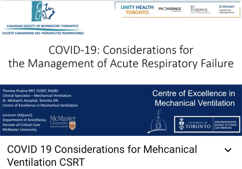 Canadian Society of Respiratory Therapists tweet media