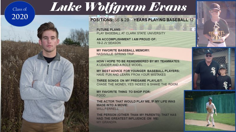 This week we spotlight Senior Luke Wolfgram-Evans <a href="/HBHSathletics/">Hilliard Bradley Athletics</a> @HBJaguarBSBL