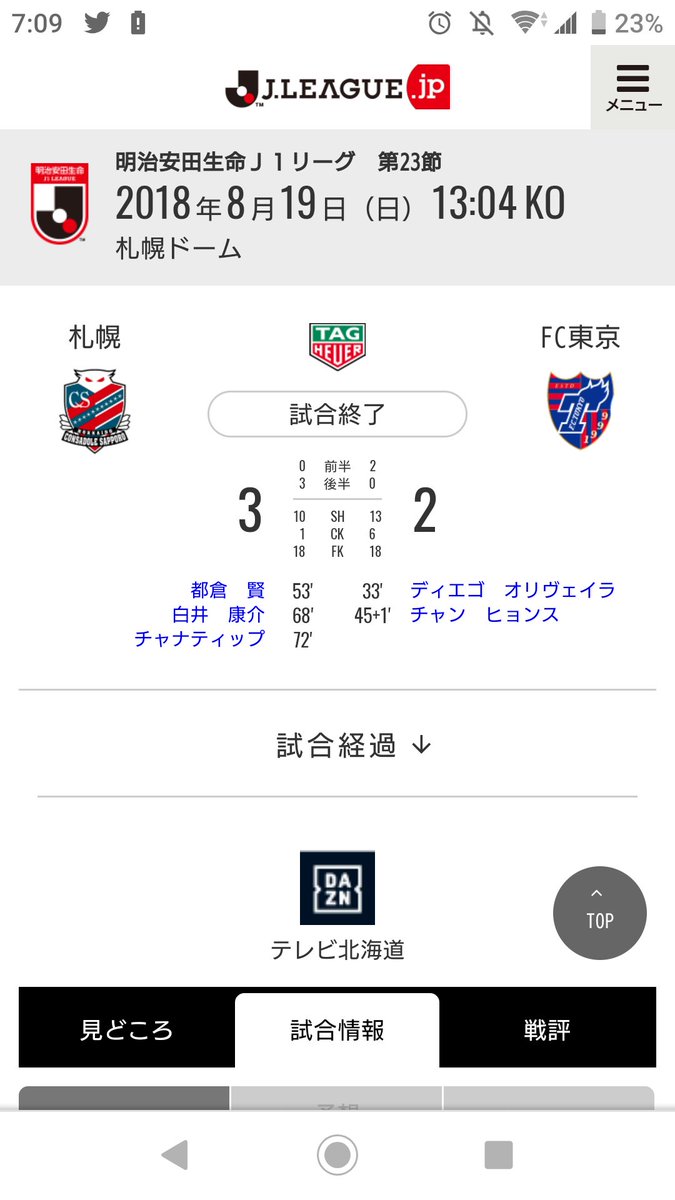 チフサポbyにわっち Next21明治安田生命j1リーグ第1節2 27 土 Fc東京 追加でお願いします