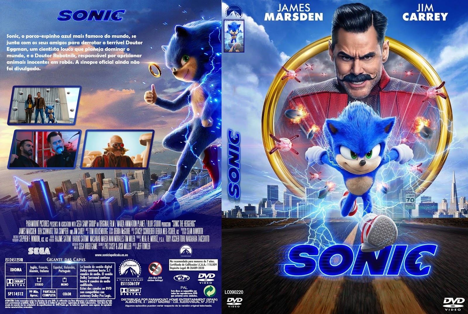 CAPAS DE FILMES  TOP FILMES E ANIMAÇÕES on X: Sonic o Filme