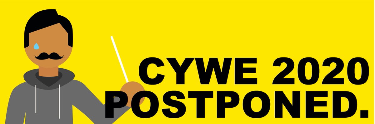 cywecalgary's tweet image. Due to the extended cancellation of all public events we are saddened to announce that we will be cancelling our summer programs. 
Thank you to all who have sent in applications, we appreciate you continued support! 
Please stay tuned for future updates. Stay safe and stay home!