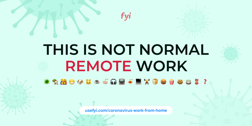 Why Working From Home During the Coronavirus Pandemic isn’t Normal

"We’re not working from home. We’re hiding from a virus and still trying to get some work done."

usefyi.com/coronavirus-wo… by <a href="/MarieProkopets/">Marie Prokopets</a> via <a href="/usefyi/">fyi</a>