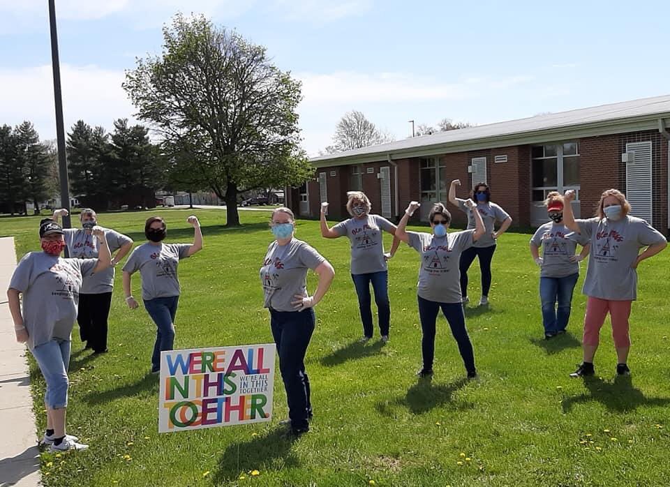 <a href="/westviewes/">Westview Elementary</a> @rjbaskett_ms <a href="/Northviewelem/">Northview Elementary School</a> @mississinewa_hs we are ALL IN THIS TOGETHER! We are proud of our community and the work we are doing to support one another during this crisis! #indianpride #atribeofexcellence