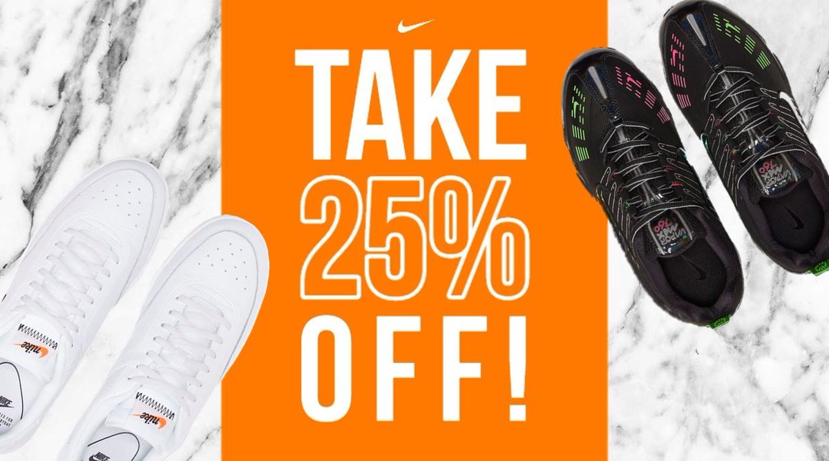 nike 25 off code uk