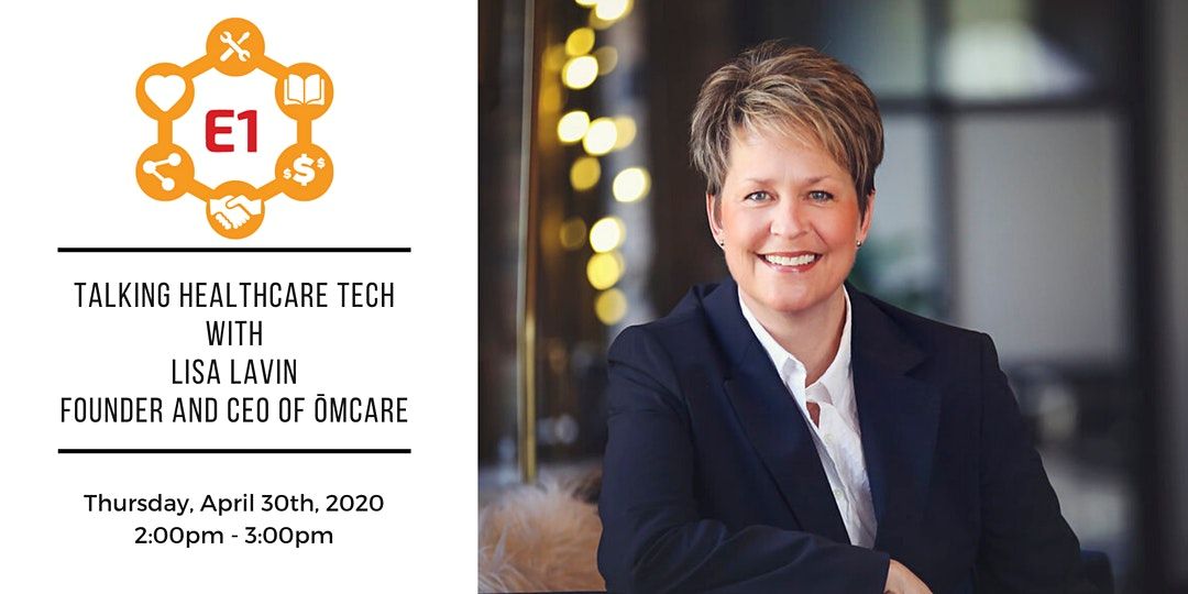 collider_mn's tweet photo. Join the #E1community virtually this Thurs for 'Tech Talks.' This week we chat #healthcare #tech w/ Lisa Lavin, founder and CEO of @Omcare_Health. Find out more and register here: https://t.co/jpKJxEo5fo https://t.co/dIrBDOjGAO
