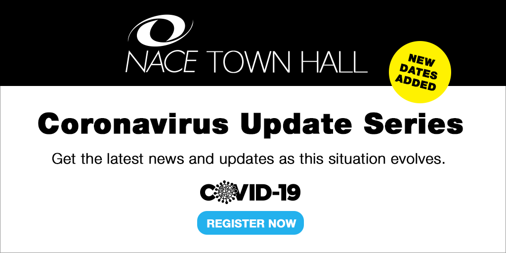 NACEOrg's tweet photo. NACE TOWN HALL: COVID-19 UPDATE: APRIL 29, 2 p.m.-3 p.m. (ET) Weekly updates from key professionals in the field. Topic: The Evolving Impact of COVID-19 on the Future of the Profession. #careerservices #recruiting  @ShawnVanderziel https://t.co/bxFZsQaCwo https://t.co/uENOsLBZNt