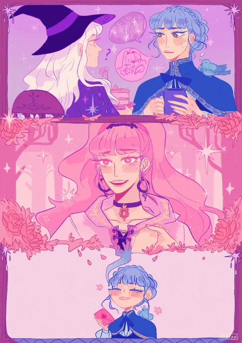 ✨✨✨ a chance encounter (1/2)

#fe3h #marianne #hilda #lysithea 