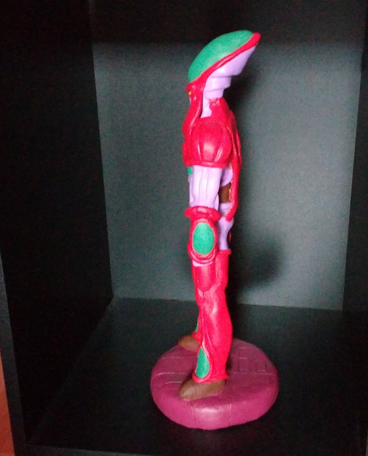 KiitchiArt's tweet photo. Une #figurine que j'ai sculpté il y a plusieurs années. Il s'agit de #Hatchiyack du jeu Dragon Ball Z Gaiden : #Saiyan Zetsumetsu Keikaku. Je n'ai plus la taille en tête, ça doit être pas une trentaine de centimètre.

#dragonball #ハッチヒャック #ドラゴンボール #figure https://t.co/4B12mMicVD