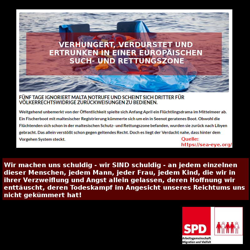 ag_spd's tweet photo. Flüchtlingsdrama im #Mittelmeer. 

#AGmuvOffenbach #Hessen #Offenbach #SPDOffenbach #SPD 
Quelle:
https://t.co/VokGypuQeV https://t.co/OwKVoDFT3d