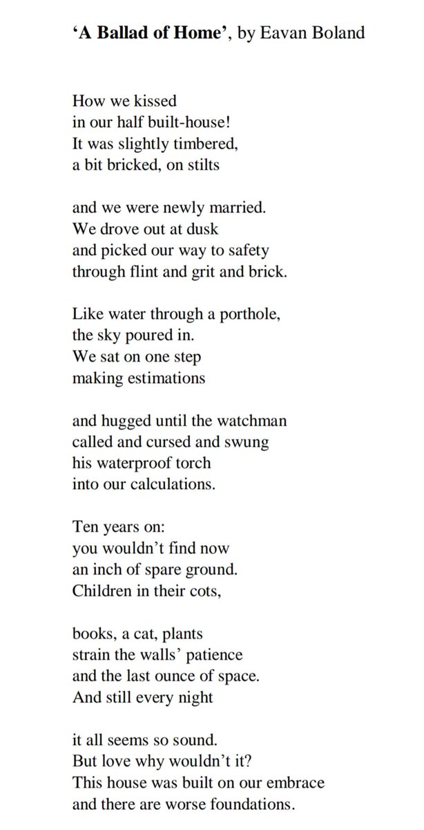 AideenFallon's tweet photo. RIP Eavan Boland https://t.co/ikm4F7JRXJ