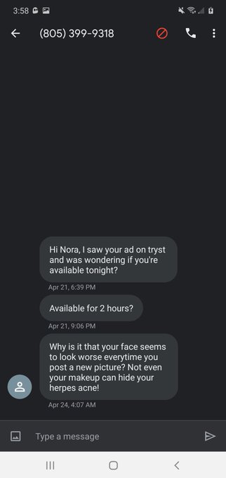 This guy has been using fake numbers and fake proton emails to threaten me and post my personal information<a href="/tag/sexy"class="tags"><span>#sexy</span></a><a href="/tag/apclips"class="tags"><span>#apclips</span></a>