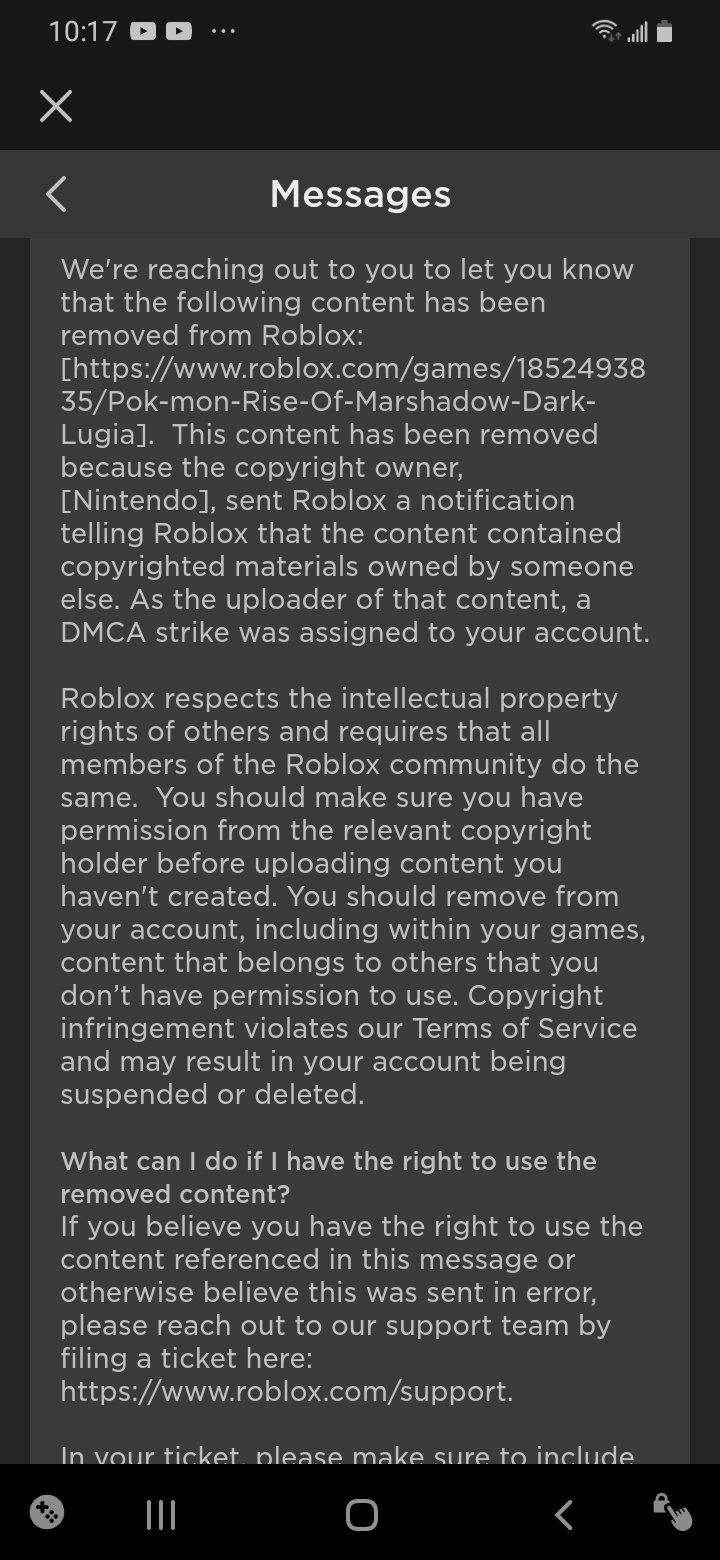 Sonic On Twitter Why Is Nintendo Trying To Copyright Strike My Game I Found A Uncopylocked Version Of This Is Roblox Fuck Off Robloxdev Roblox Https T Co 3wuzfd58kd - roblox copyrighted version