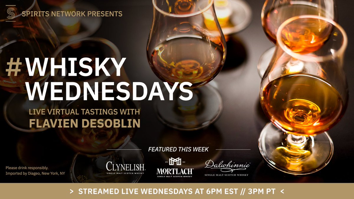 This week on #WhiskyWednesdays, we’re kicking in our two cents on the importance of copper in distillation and how it gives Whisky it’s bold flavors. So order your bottles #Dalwhinnie 15, <a href="/MortlachWhisky/">Mortlach Whisky</a> 16 and #Clynelish 14 and we’ll CU Wednesday at 6pm EST on Facebook Live.