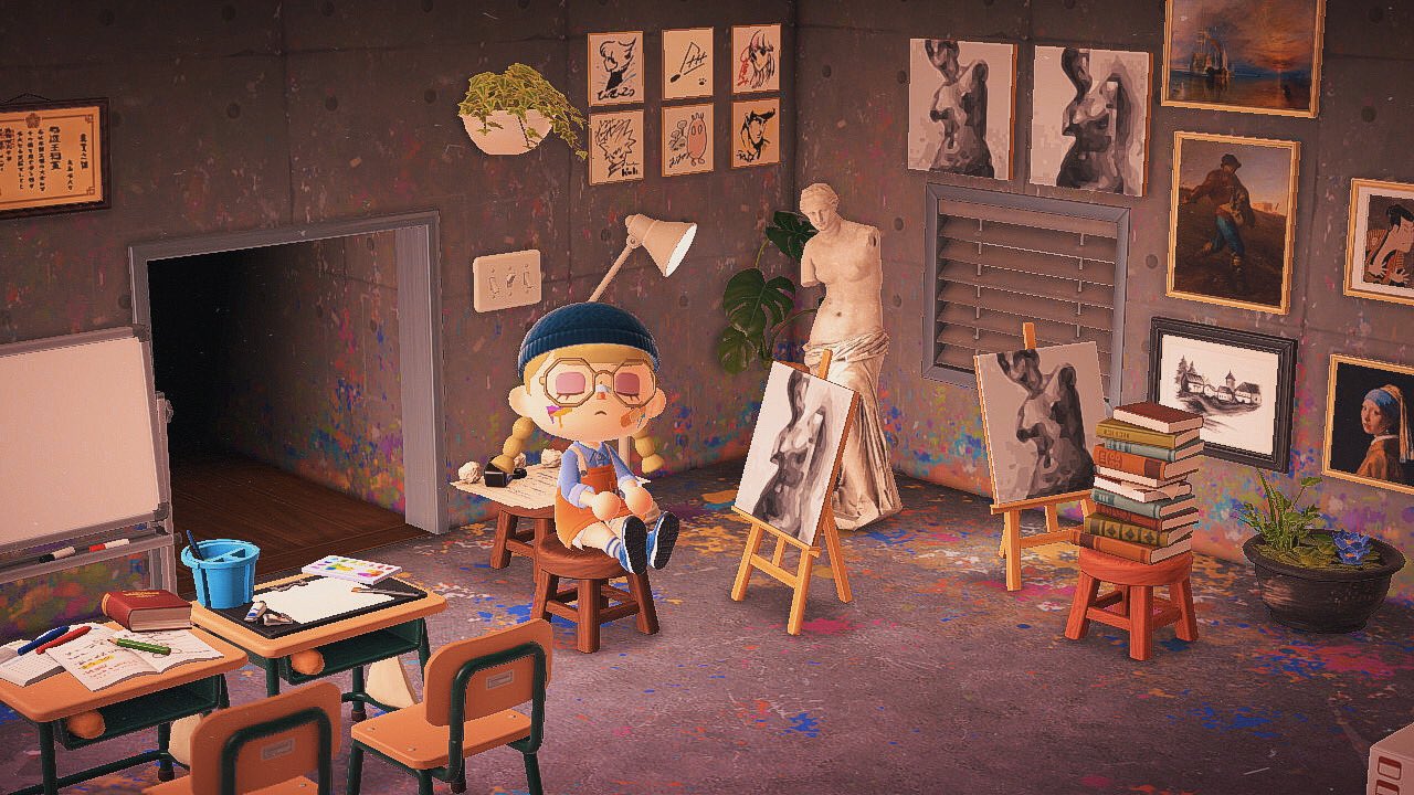 ボボみ アトリエの部屋 デッサン描くの楽しかった ボボみ アトリエの部屋 デッサン描くの楽しかった