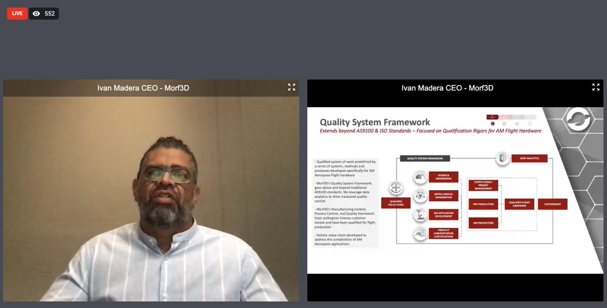 LINK3D (@link3dinc) on Twitter photo Thank you Ivan Madera, for walking 550+ #additivemanufacturing industry leaders through <a href="/Morf3D/">Ivan Madera</a> "quality system framework" this afternoon. Your team must feel accomplished knowing their hard work and dedication has brought them to the moon and maybe someday beyond! Thank you Ivan Madera, for walking 550+ #additivemanufacturing industry leaders through <a href="/Morf3D/">Ivan Madera</a> "quality system framework" this afternoon. Your team must feel accomplished knowing their hard work and dedication has brought them to the moon and maybe someday beyond!