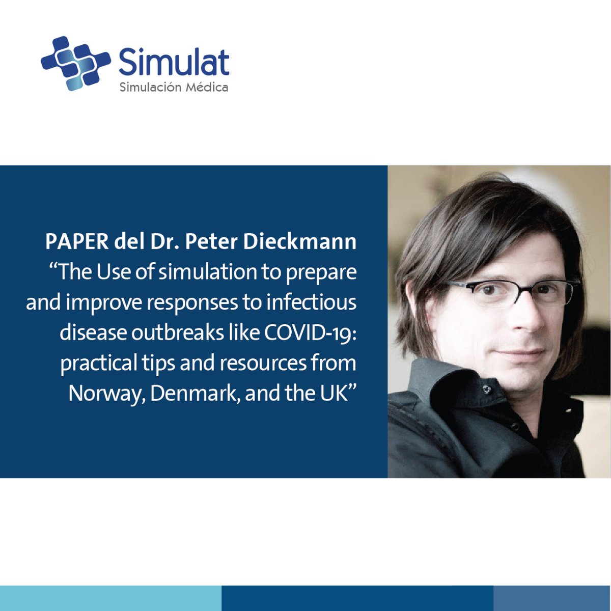 SimulatS's tweet photo. Artículo del Dr. Peter Dieckmann sobre el potencial de la simulación para mejorar las respuestas hospitalarias a la crisis de COVID-19. 

https://t.co/Gf4GyKCPSo https://t.co/NXSS4Rc5D5