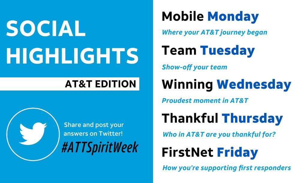 My journey with AT&amp;T began at West Dundee as a part time two where I quickly realized this was the birth of my career!! 
#ATTSpiritWeek