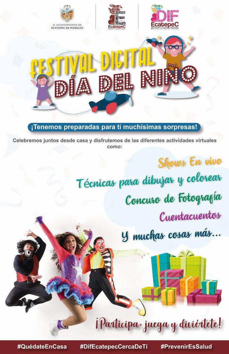 SMDIFEcatepec's tweet photo. ¿Pensabas que este año no habría festejo? 🥳 
¡Prepárate! 
Primera llamada... 📢 
#DIFEcatepec te quiere ver sonreír. 
#QuédateEnCasa #MunicipioConValores https://t.co/I4Fh0F9eOu
