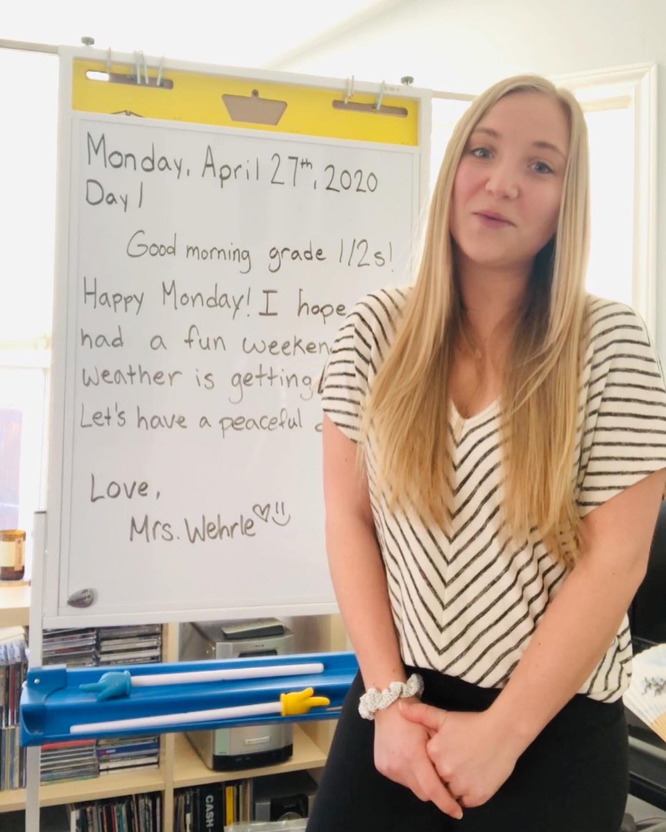 Morning meetings look a little different these days. 🎥 Got a little “Dora” with the “ask a question &amp; wait in silence for an answer.”🙈 I’m loving posting these straight to everyone’s <a href="/Seesaw/">Seesaw</a> journal &amp; having Ss share their ideas in the comments for their friends to hear!