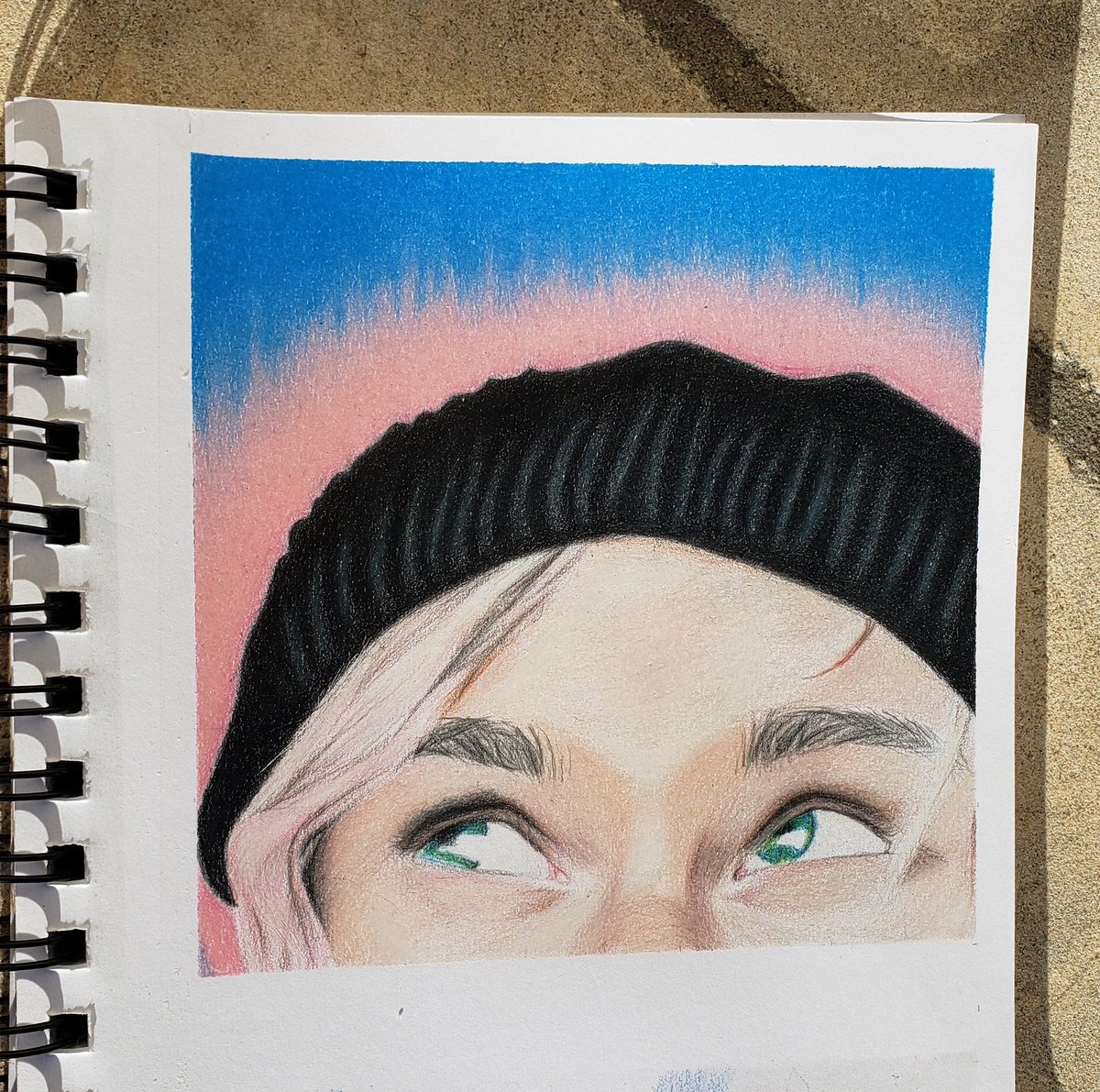 mikeymedicine's tweet photo. Took 6 days but I finally finished my @Michael5SOS drawing from the wildflower video
Lots of hard work & tears went into this but I finally was brave enough to try skintones https://t.co/PbIYxDzODi