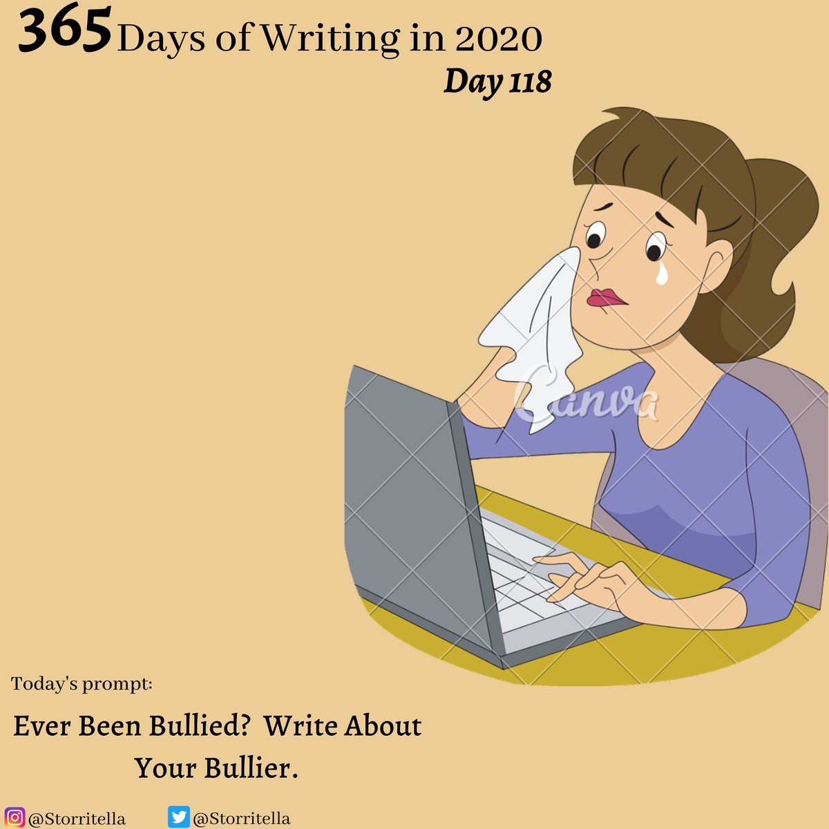 Amaaranthine's tweet photo. I wrote a story about my bully and all of the times he bullied me.
It's so sad death met him before he could decide to begin to live right.
I would love to read your stories - if you have bullied or being bullied.
Thanks for reading. π
#storritella #365DaysofWritingin2020 https://t.co/Dl9KUzQvbT
