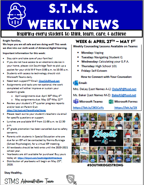 Knightly News (Week 6)