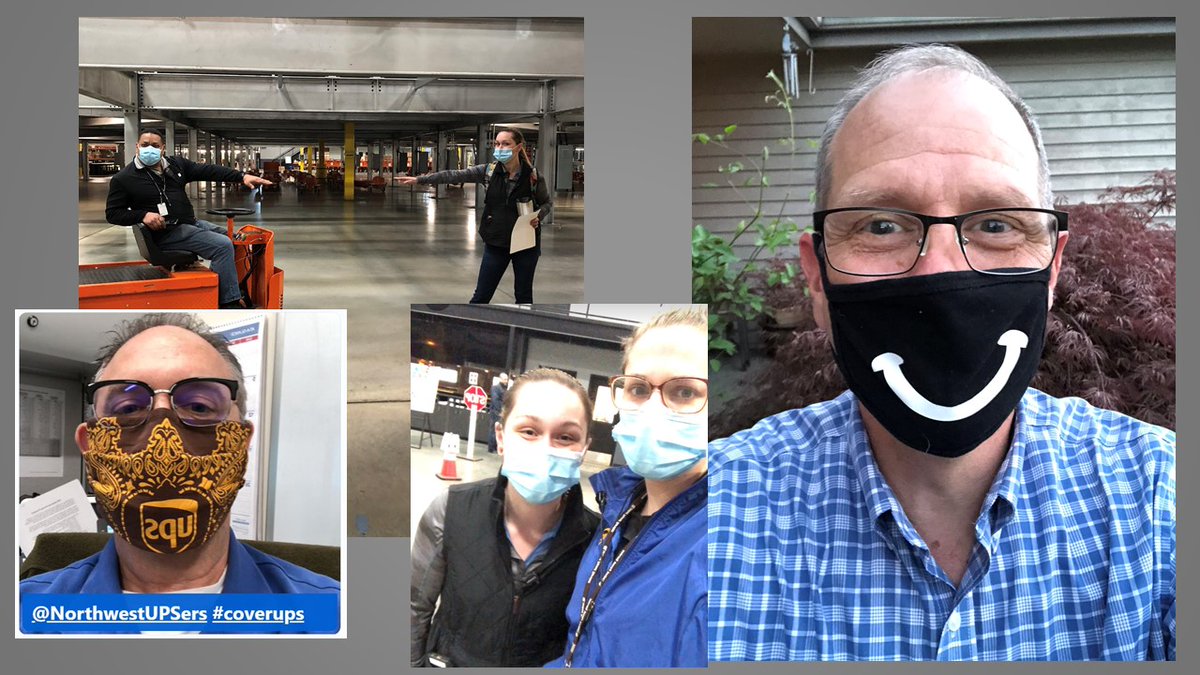 Last week these #UPSersUnderCover showed off their #CoverUPS - masks! We love seeing #NorthwestUPSers showing off their cool face threads - Click❤️ and LIKE all the creative, fun, silly &amp; crazy masks that fellow UPSers share 👍😷❤️