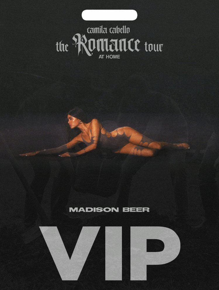 CCabelloMEX's tweet photo. Reclama tu pase VIP de @SabrinaAnnLynn  y @MadisonBeer para el #TheRomanceTourAtHome. Escríbenos a @bippitycabeIIo y a nosotros con el hashtag si están emocionados por los actos de apertura.

¡Estos pases pueden ser impresos y ser usados con lanyards!

Diseños por: @lovingcmila https://t.co/DnGdzUDsJo