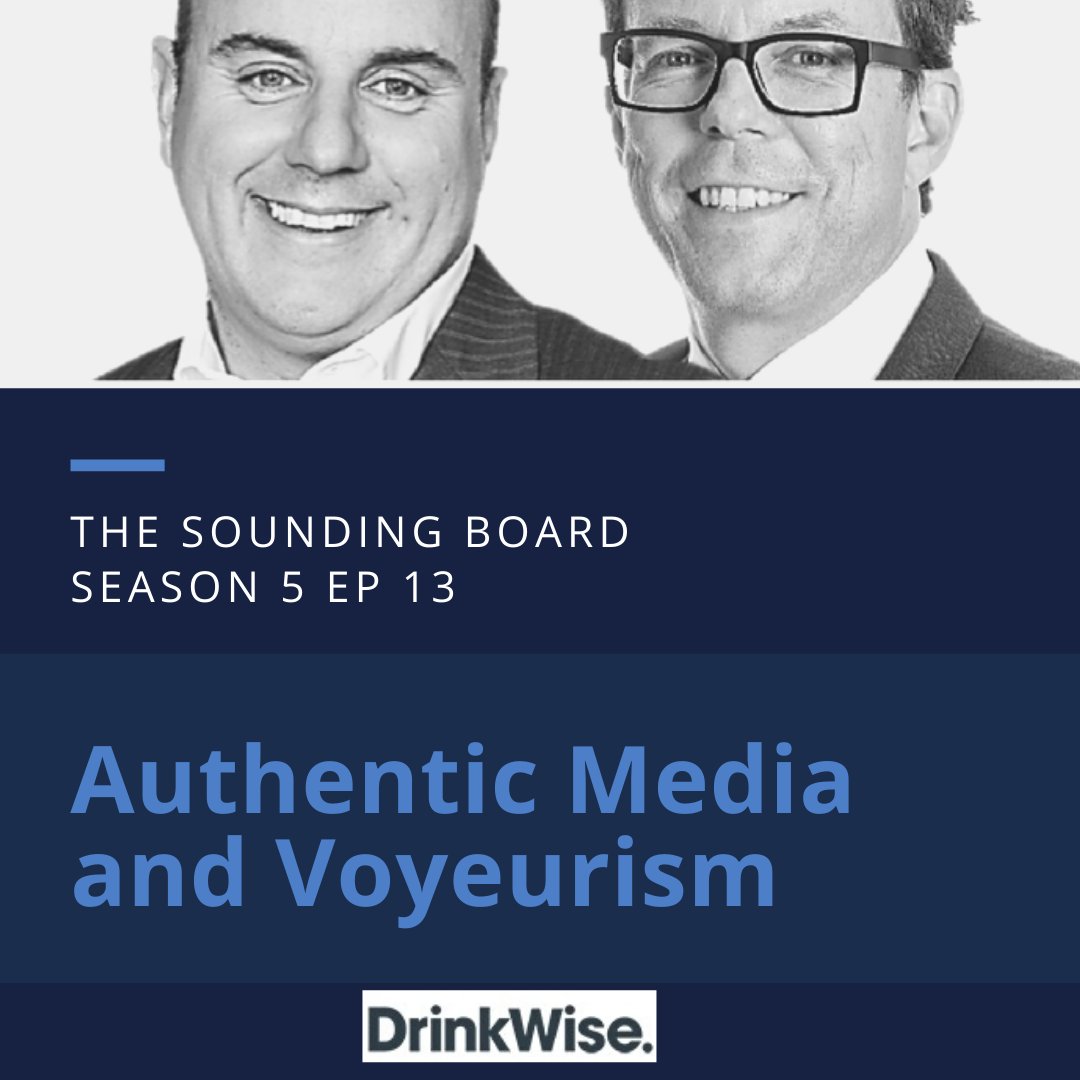 SoundingBoardEp's tweet photo. Join @craighutchy &amp; @barrettdamian for S5 Ep 13 - Authentic Media &amp; Voyeurism. 

Media shake ups, broadcasting legacies, private / public photo acquisitions and more. 

It's all thanks to @DrinkWiseAus. 

iTunes - https://t.co/beveqRSflg 
Podcast Stream - https://t.co/7voOEjyEyk https://t.co/fy3illhkDS
