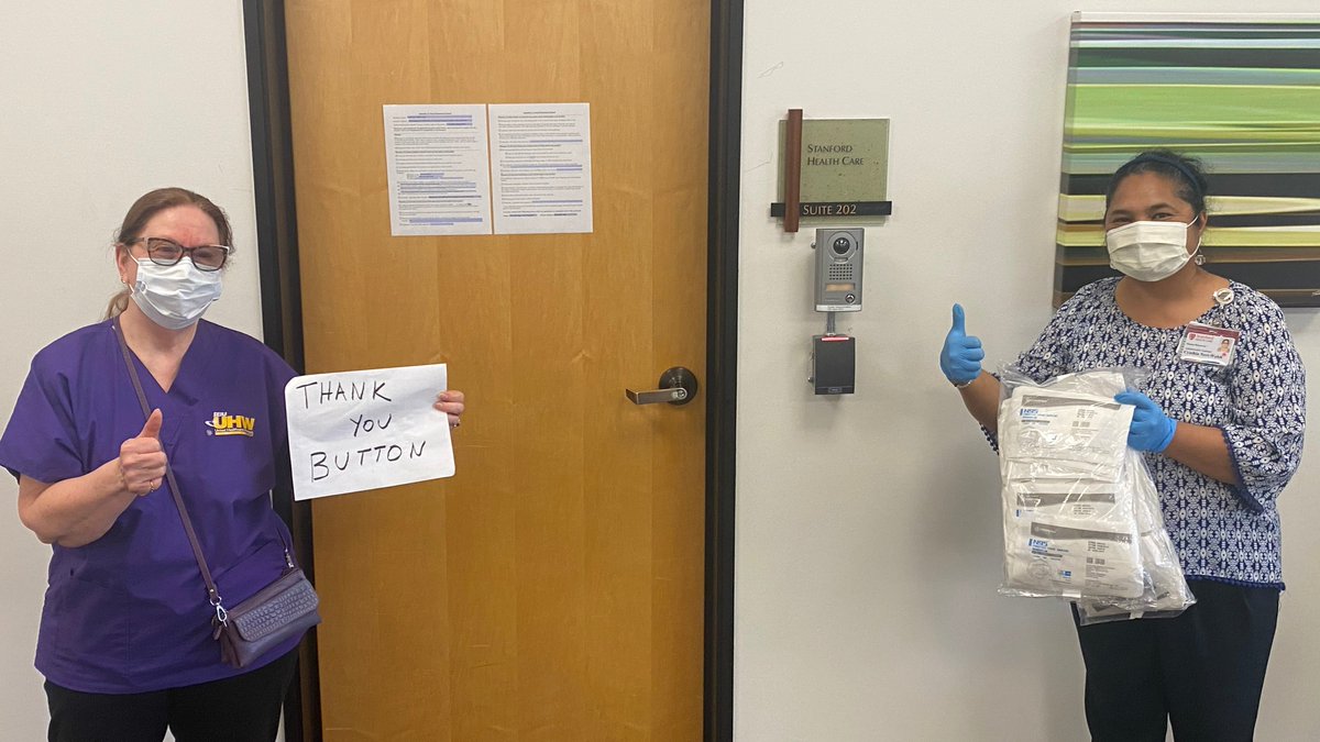 Dr. Xi Fang, Founding Partner of Button Invest in partnership with <a href="/ManzanitaWorks/">Manzanita Works</a> donated 100 face masks to healthcare workers <a href="/StanfordMed/">Stanford Medicine</a> Hospital. Thank you, Dr. Fang.