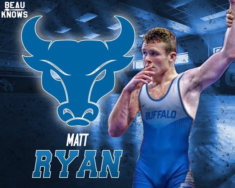 mattryan2222's tweet photo. Excited to finally announce my verbal commitment to the University at Buffalo where I will continue to pursue my academic and athletic goals. Extremely grateful for everyone in my life who helped me get to this point. Go Bulls! 🤘🏼🐃 @UB_Wrestling https://t.co/As1F6ZoA0j