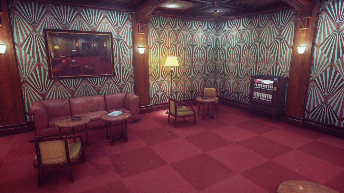 The joyously disturbing, pseudo retro, brutalist aesthetic, of Remedy's Control. https://www.artstation.com/search?q=control%20remedy&sort_by=likes