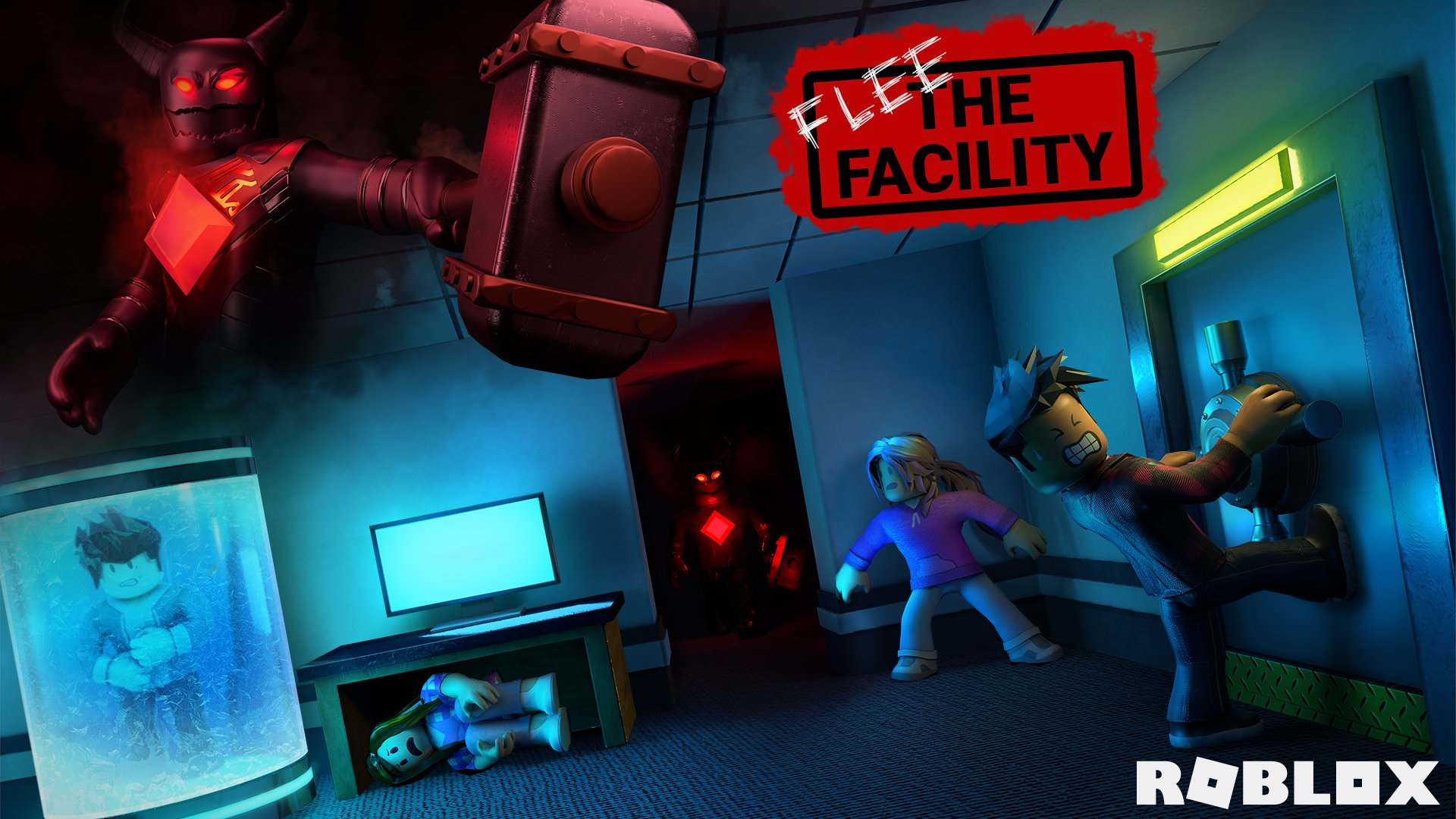 Andrew Mrwindy Willeitner On Twitter Just Uploaded Flee The Facility S Epic New Thumbnail Thanks Roblox For The Render - flee the facility on roblox