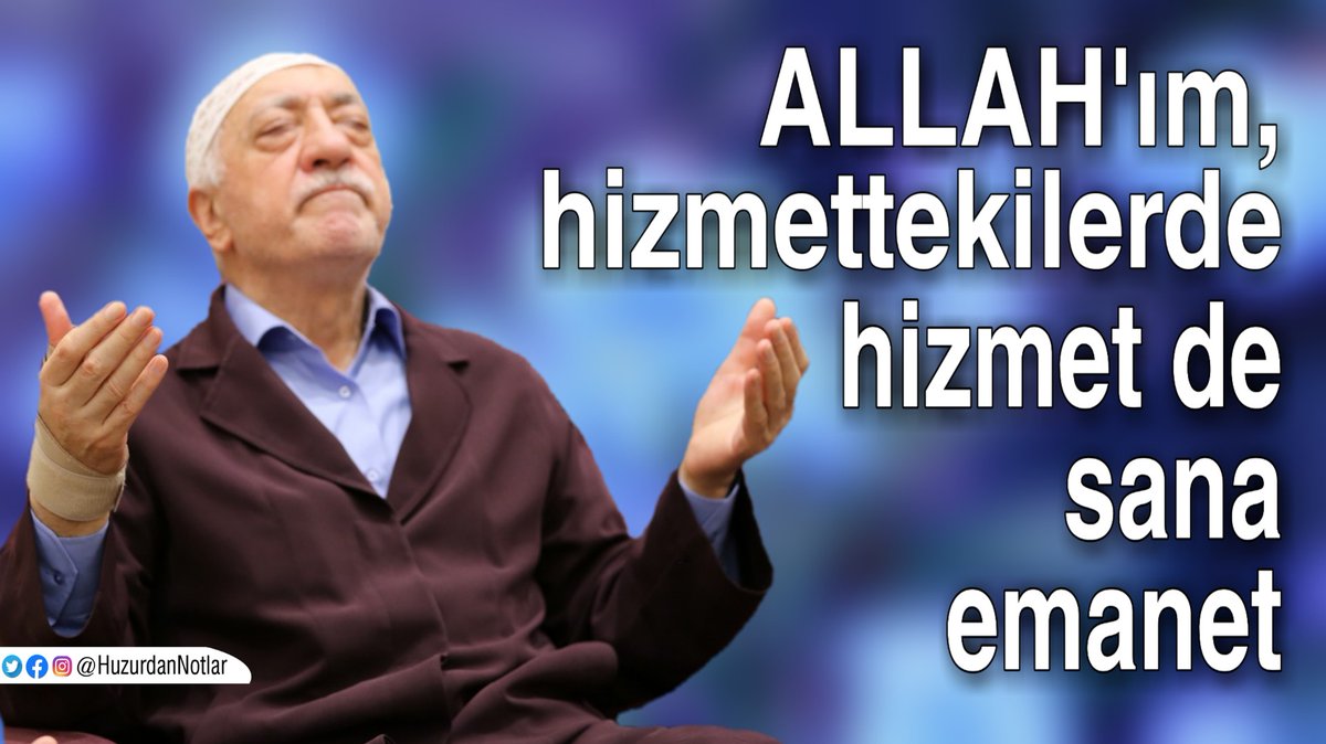 PirlantaNotlar's tweet photo. "Günde belki yüz defa Türkiye'dekiler için dua ediyorum"

"Hayal dünyamda dolaşıyor tüm arkadaşlara dua ediyorum"

Buna benzer ifadelerle bizim için her an dua ettiğini ifade eden hocamızı; hem duada, hem de görüşlerini duyurma adına yalnız bırakmamak en büyük vefa olsa gerek... https://t.co/uh8asVUm7C