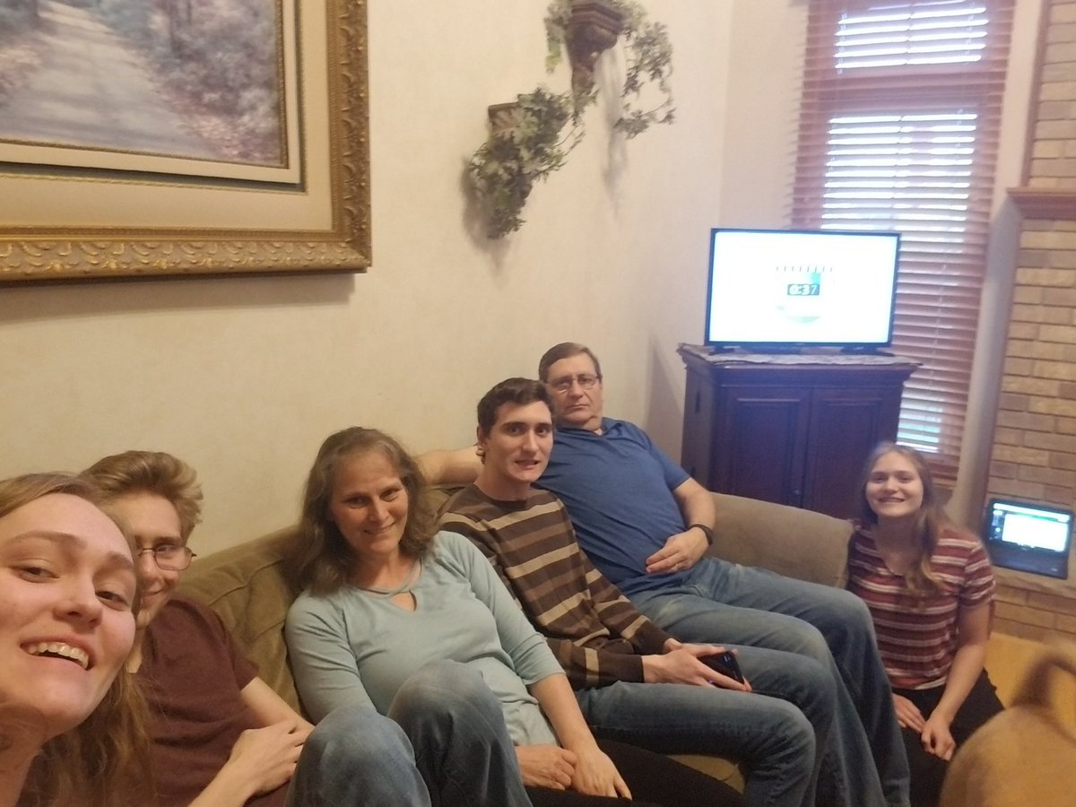 therese_jaeger's tweet photo. My biggest supporters are here to celebrate Senior Scholarship night with me. @SandburgHS https://t.co/HS19KD9OOv