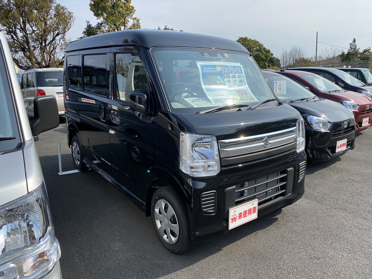 アクティブコレクション 横浜で未使用車69 8万円 V Twitter 届出済未使用車専門店99 8万円均一 軽自動車 エブリィワゴン 入庫しました スズキセーフティサポート 自動ブレーキ付 ターボエンジン 各色 お得なワンプライス コミコミカーもご