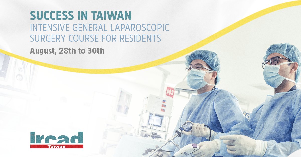 Intensive General Laparoscopic Surgery Course for Residents will take place between 28th and 30th of August directed by Wayne Huang. Visit bit.ly/2RQACi8 and check all the details of this three-day intensive course. Guarantee your place