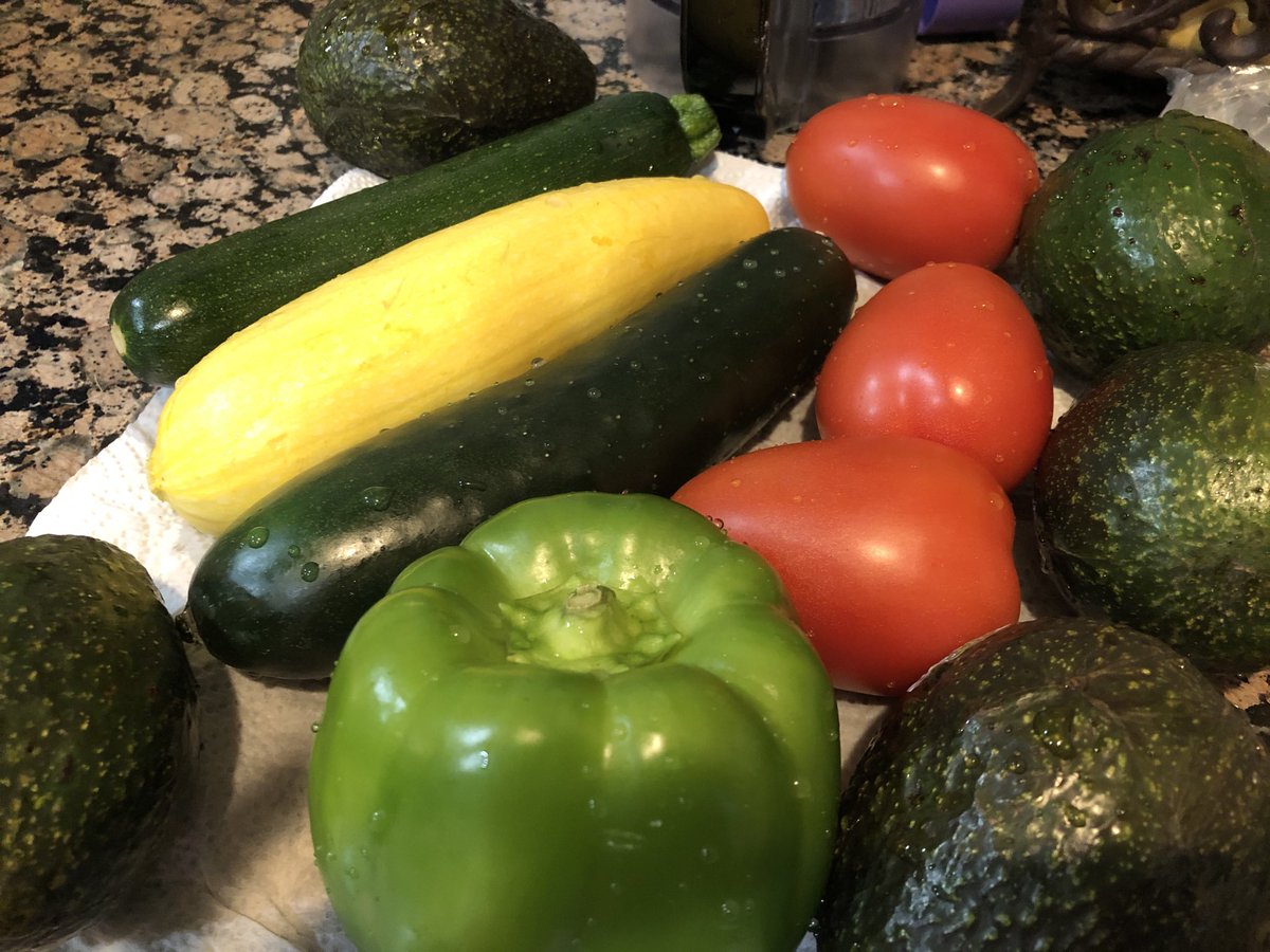 Thanks #heb for the curbside order with so many gorgeous veggies! Also corn, onions, lettuce, cabbage &amp; broccoli