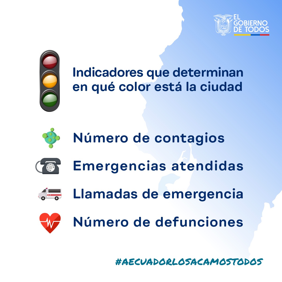 Lenin's tweet photo. Del 4 al 31 de mayo, el #SemáforoEC determinará la condición de cada ciudad. Las autoridades locales usarán esa información para tomar decisiones. A nivel nacional, nos mantenemos en emergencia. Por favor #QuédateEnCasa e infórmate solo por medios oficiales. https://t.co/TvClD0CJ2m
