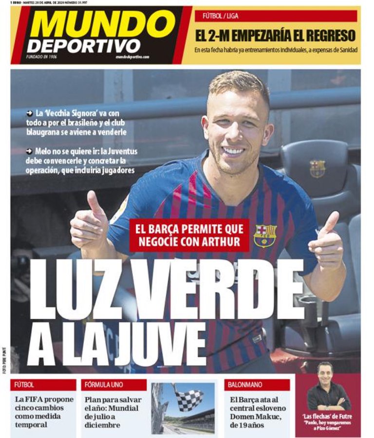 Barcelona News Headlines Mundo Deportivo Sport And More